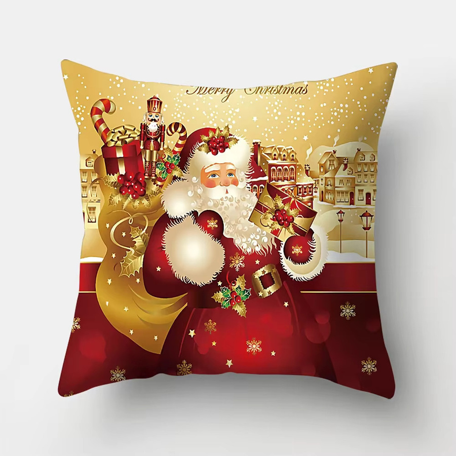 Runto Weihnachtskissenbezug Multicolor mit Ornament-Design, B/H: 45 x 45 cm - Bild 2