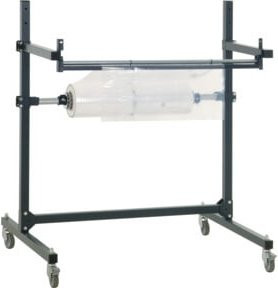 Rocholz Rollenständer SYSTEM 2000 mit Abreißvorrichtung in Grau, B/T/H: 112,0 x 92,0 x 116,5 cm - Bild 1