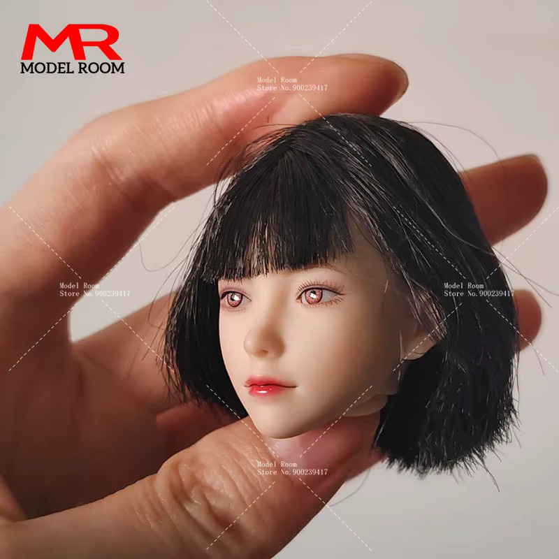 MAK Anime Mädchen Kopf Skulptur, 1/6 Maßstab, Zubehör - Bild 2
