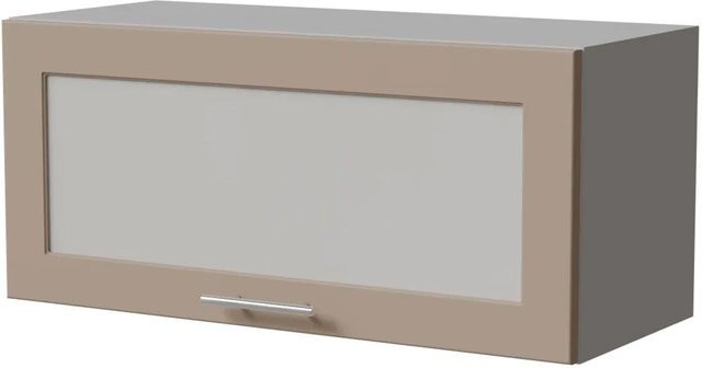 Feldmann-Wohnen Klapphängeschrank Brerra W4BS/80 WKF in Graubeige Matt, B/T/H: 80 x 32,5 x 36 cm - Bild 1