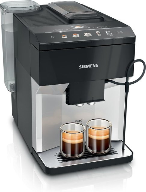 Siemens EQ.500 Classic Kaffeevollautomat TP511D01 in Silber/Schwarz - Bild 1