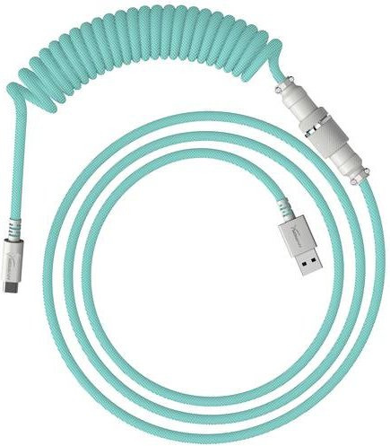 HyperX USB-C auf USB-A Kabel in Hellgrün und Weiß 6J681AA - Bild 1