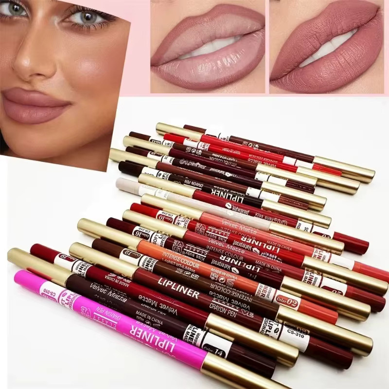 Lipliner-Stift, violett, matt, wasserfest - Bild 4