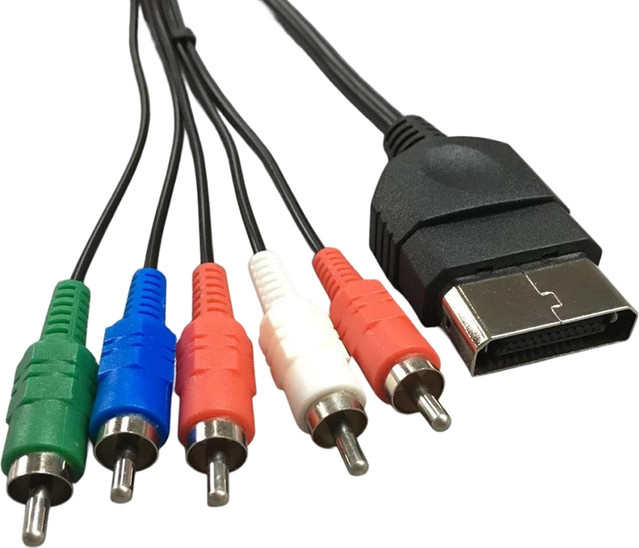 Microsoft XBOX AV-Verbindung Komponentenkabel als Audio-Video-Stereo Verlängerungskabel - Bild 1