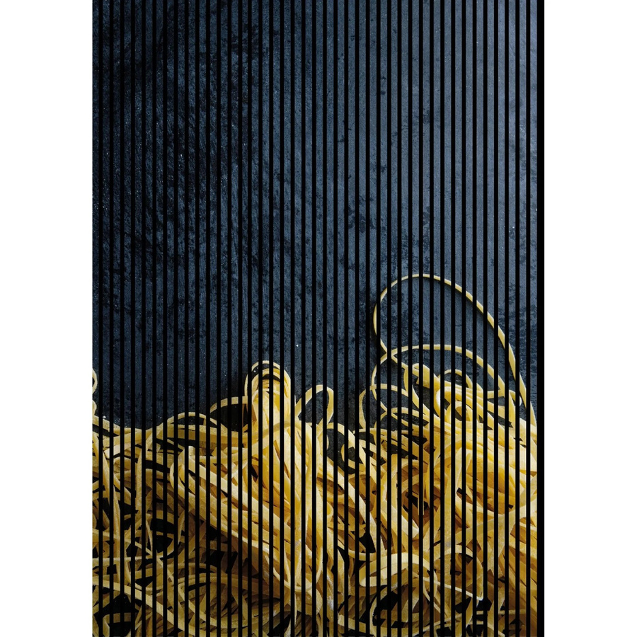 FN Acustico Akustikplatte Nudeln in Bunt aus PET und MDF mit modernem Design, H x B x T: 2.400 x 1.693 x 19 mm - Bild 1