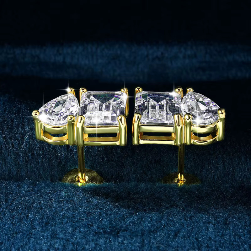 Lnngy Ohrstecker, Zirkonia, Gold, Damen - Bild 5