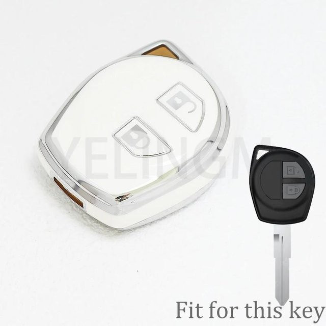 Weiche TPU Schlüsselanhänger Schutzhülle für 2 Tasten Suzuki Celerio Liana Swift Splash Alto SX4 Vitara Auto Fernbedienungsschlüssel Gehäuse Abdeckung - Bild 1