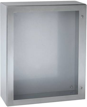 Schneider Electric SPACIAL S3X Edelstahl Schaltschrank 304L mit Scotch Brite Oberfläche in Silber, H: 50 cm, B: 40 cm, T: 20 cm - Bild 1
