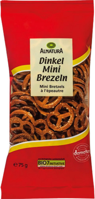Alnatura Bio Dinkel Mini Brezeln 75 g - Bild 1