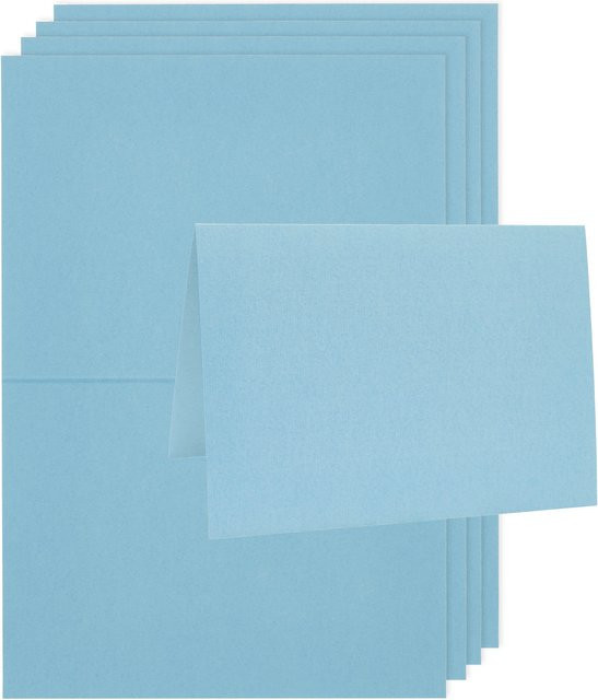 Rico Design Paper Poetry Luxury Karten B6 Dusk Blue - Bild 1