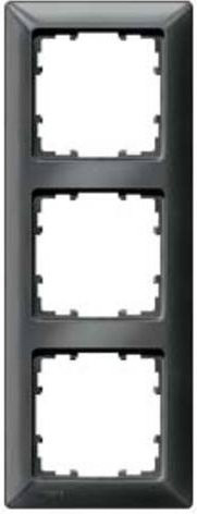 Siemens Indus.Sector 3-fach Rahmen in Schwarz IP20 - Bild 1