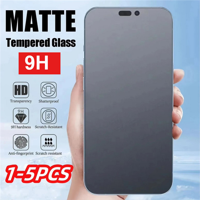 Matte 2,5D Displayschutzfolie aus gehärtetem 9H Glas für Samsung Galaxy S26 Pro, S25 Edge, S24, S23 FE und S22 Plus Ultra, Full Cover, transparent - Bild 1