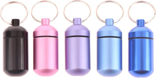 KuZHEN Schlüsselanhänger Medizinflasche, pink, Unisex - Bild 1