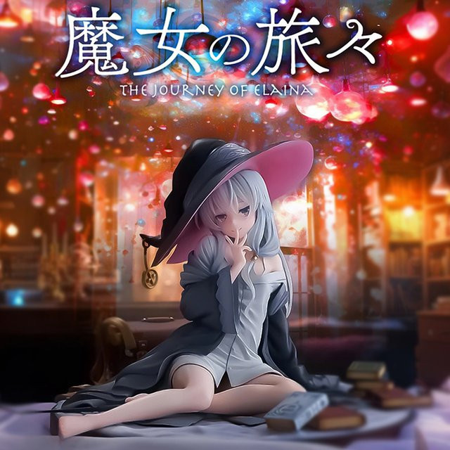 Bandai Hexen-Tour Elaina in Sitzposition, Anime-Figur, Einzelfigur - Bild 1