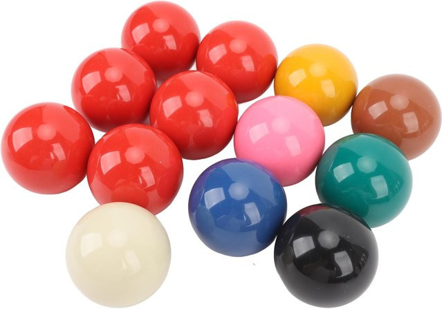 aimo Snookerkugeln, Ersatzharz Billardkugeln, 13-teiliges Set - Bild 1
