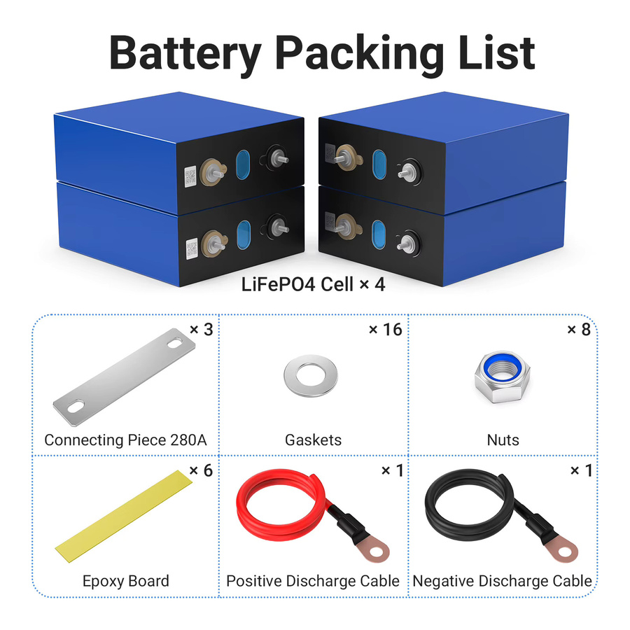 UNITPACKPOWER Lithium-Ionen-Akku mit Phosphat-Zellen, 48V 40Ah, Blau, geeignet für E-Bike, Boot und Golfwagen - Bild 4