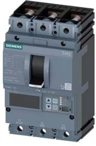 Siemens 3VA2063-7JP32-0AA0 Leistungsschalter in Grau mit einem Einstellbereich von 25 - 63A und einer maximalen Schaltspannung von 690 V/AC - Bild 1