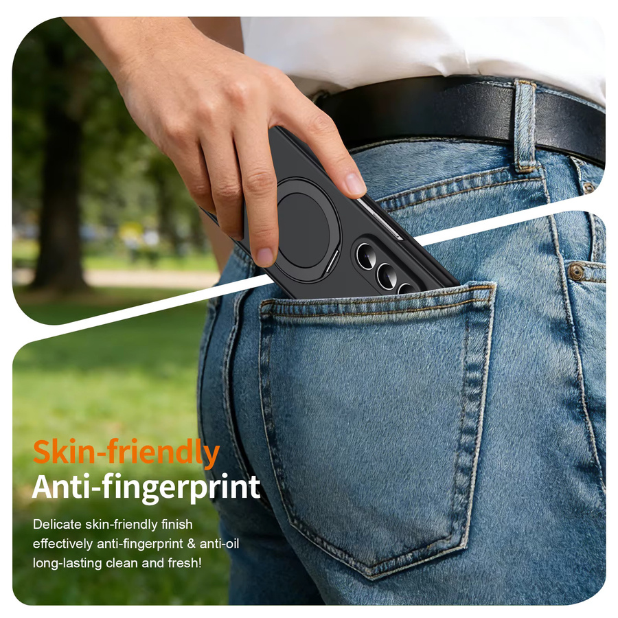 Ultradünne Matte Handyhülle mit Bildschirmschutzfolie für Samsung Galaxy Z Fold 7 6 5 in Schwarz - Bild 6