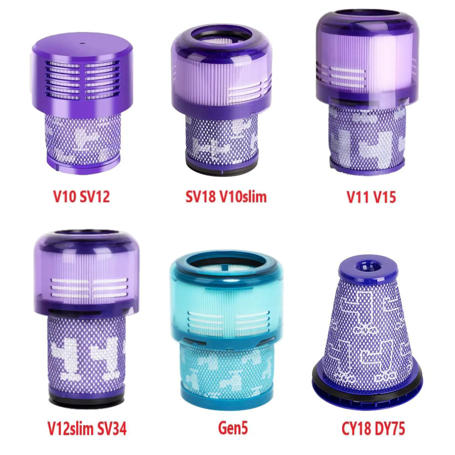 Dyson HEPA-Filter Ersatzset in Purple für V10, V11, V12, V15, Gen5 und CY-Modelle aus Kunststoff - Bild 2