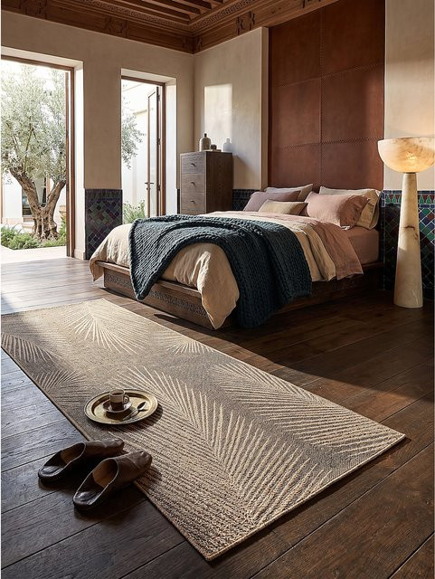 CORDEV Läufer Kadima Design aus Flachgewebe in Beige, B/T: 60 x 90 cm - Bild 1