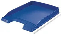 Leitz Briefablage Plus flach Blau B: 35,7 cm, T: 25,5 cm, H: 3,5 cm - Bild 1