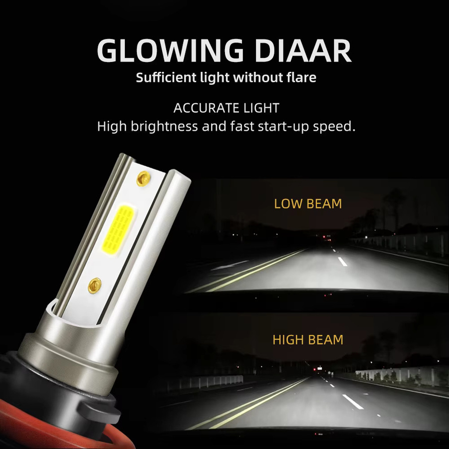 TEENRAM LED Nebelglühbirnen Set H8 H11 in Weiß, 15000LM, 6000K, passend für BMW E92 F34 F31 F33 F83 F32 F82 F36 F10 F21 F45 F23 F22 F87 F46 F30 F80 E93 - Bild 4