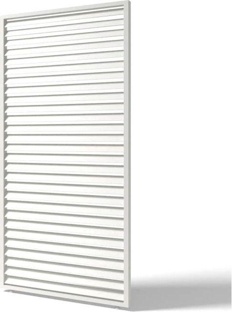 PergoLine Seitenwandpaneel Trumpf und Superior horizontal, Weiß, Breite: 1,23 m - Bild 1