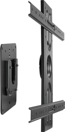 equip Wandmontagehalterung Befestigungskit für Flachbildschirme 37-80 Zoll, universal drehbar, Schwarz, VESA 600 x 400 mm