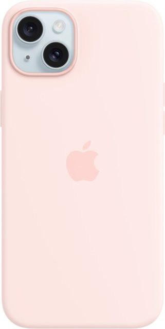 Apple Silikon Case mit MagSafe für iPhone 15 Plus in Pink - Bild 1