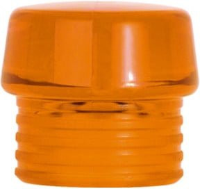 Wiha Schlagkopf hart Rund für Safety Schonhammer, Farbe: Orange, Durchmesser: 50 mm - Bild 1