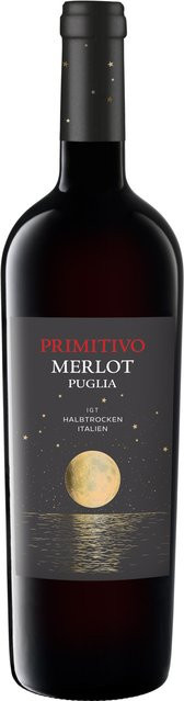 La.Wi.S.p.A. Primitivo Merlot Puglia IGT halbtrocken Rotwein 2025 0,75 l - Bild 1