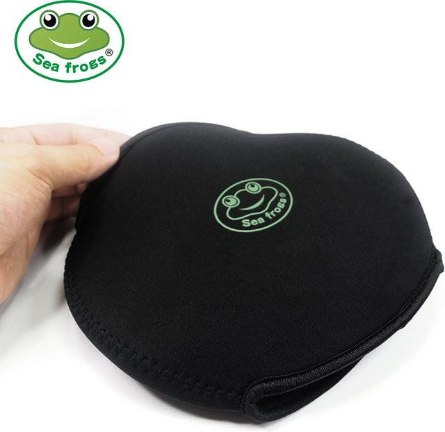 Seafrogs Unterwasser-Schutzhülle mit 6 Zoll Dome Port und Weitwinkel-Softbag für Fischaugenobjektive in Schwarz - Bild 1
