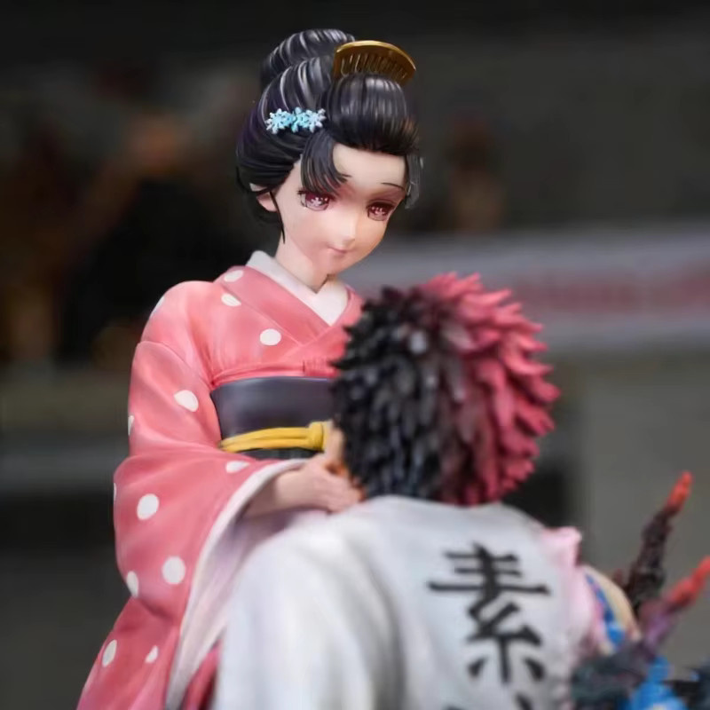 Bandai Demon Slayer Akaza & Koyuki Kirschblüten-Szene Modellfigur, 27cm - Bild 2