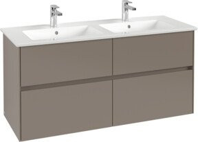 V&B Waschtischunterschrank Collaro mit Waschtisch und LED-Beleuchtung, B/T/H: 126,1 x 61 x 48 cm - Bild 1