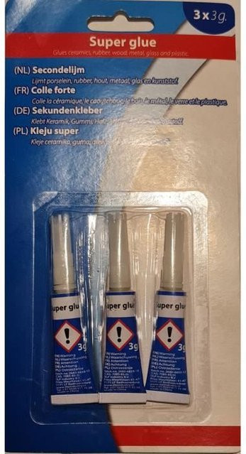 3er-Pack Le corner pop Superkleber Cyanoacrylat in Weiß, 3 x 3 g - Bild 1