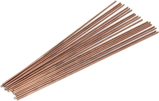 20 Stück Schweißstäbe aus Phosphorkupfer in Messingoptik für Klimaanlagen und Kühlschränke, Braun/Mehrfarbig - Bild 1