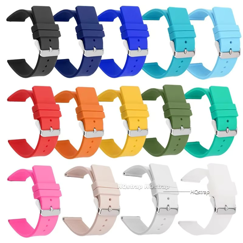 HQstrap Uhrenarmband Silikon, Bunt, Unisex - Bild 3