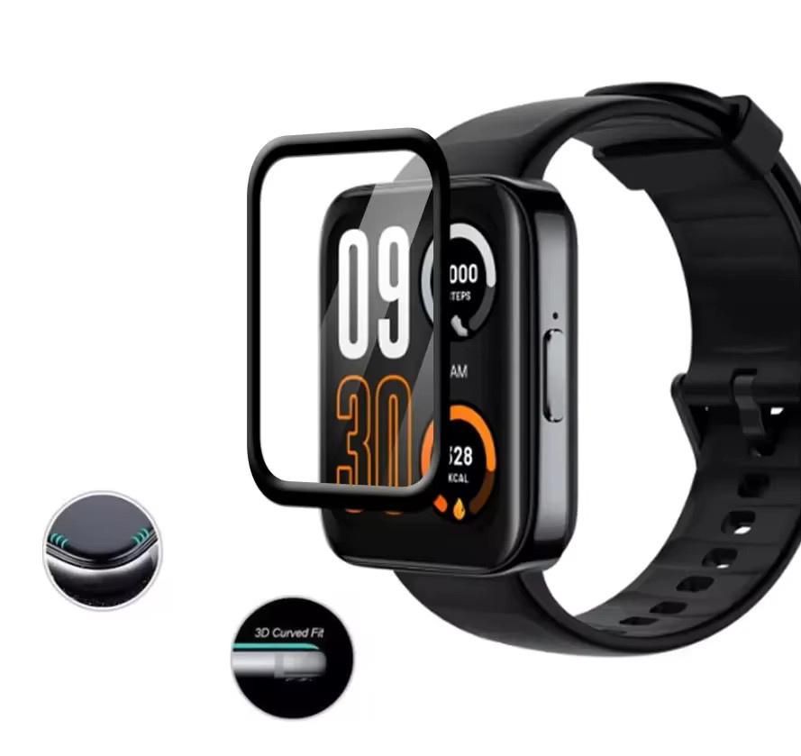 Realme Displayschutzfolie, Silikon, Schwarz, Unisex - Bild 2