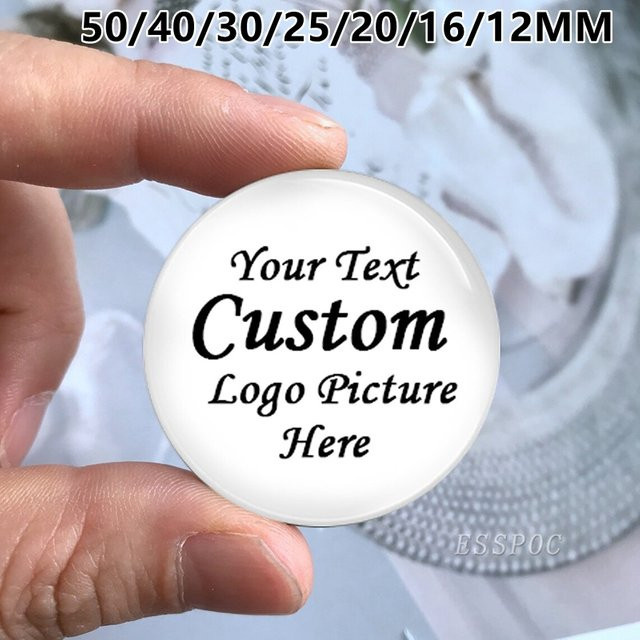 ESSPOC Glas Cabochon, rund, personalisiert, DIY Schmuck - Bild 1