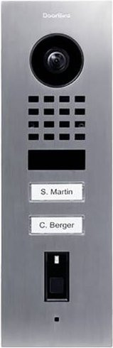 DoorBird Fingerprint Zugangssystem Video-Türsprechanlage Unterputz in Silber IP65 - Bild 1