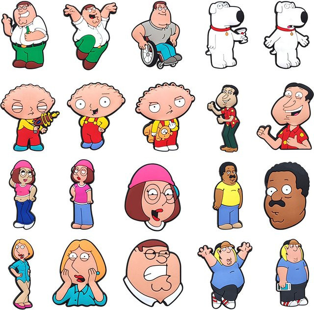 Potdemiel Schuh-Charms, Family Guy, PVC, Kinder - Bild 1