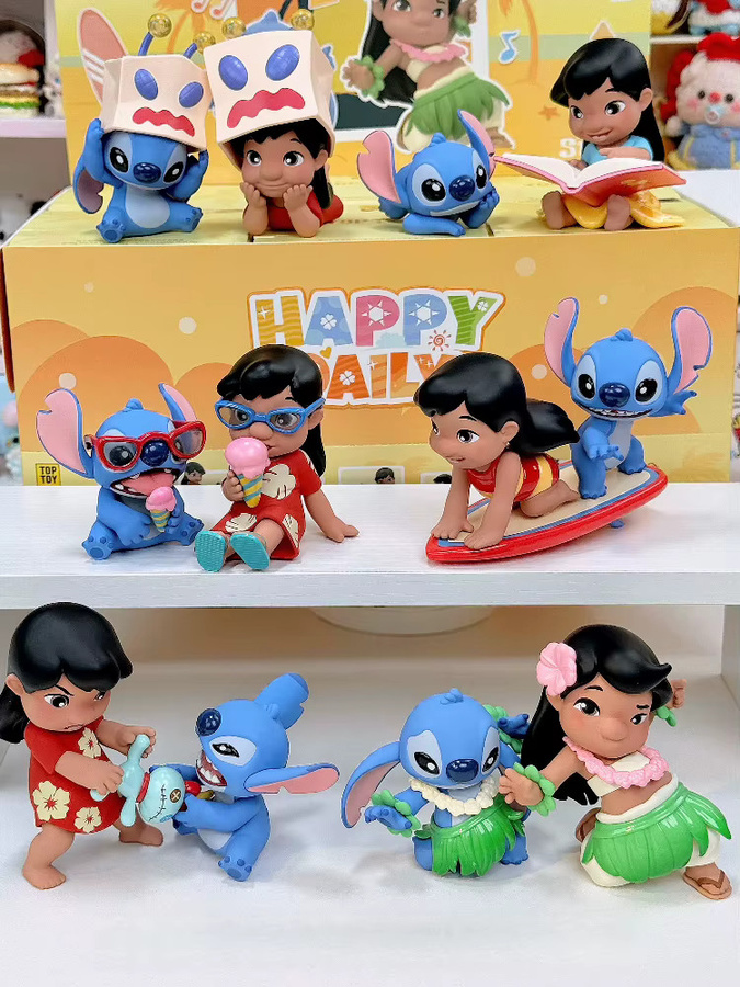 TOPTOY Stitch Happy Daily Series, Lilo&Stitch Anime-Figuren, Blind Box - Bild 6