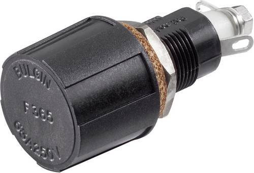 Bulgin FX0365 Sicherungshalter für Feinsicherungen 5 x 20 mm, 6.3A, 250 V/AC, Schwarz - Bild 1
