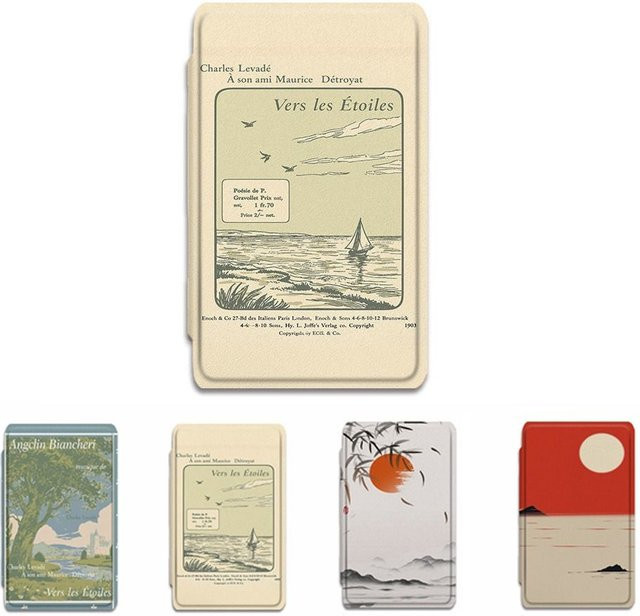 XTEINK Magnetische Folio-Schutzhülle im japanischen Stil für XTEINK X4 und X3, stoßfest und kratzfest, Multicolor - Bild 1