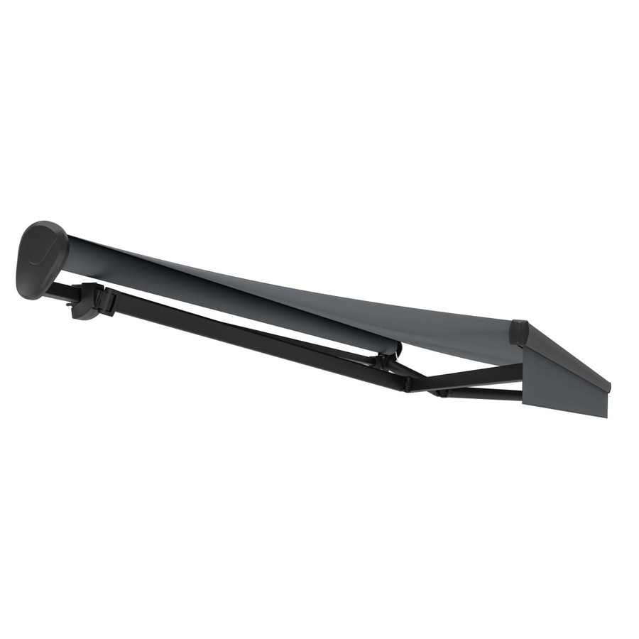 Gelenkarmmarkise Ebro mit Motor in Anthrazit Dunkelgrau, B: 400 cm, A: 300 cm - Bild 2