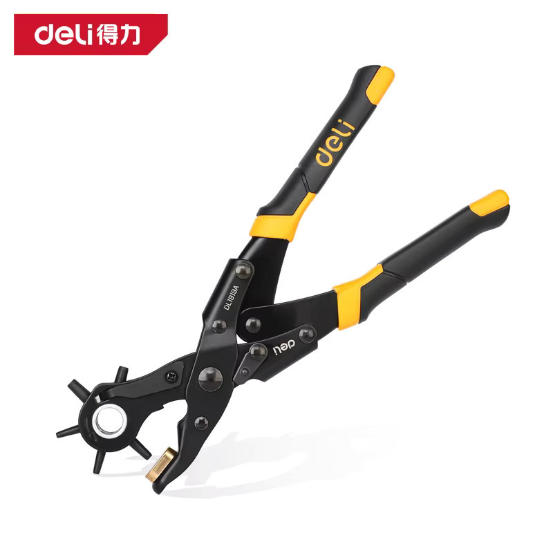 Deli Multifunktions-Lochzange für Leder und Gürtel, 9/10 Zoll Puncher für Armbänder und Leathercraft - Bild 3