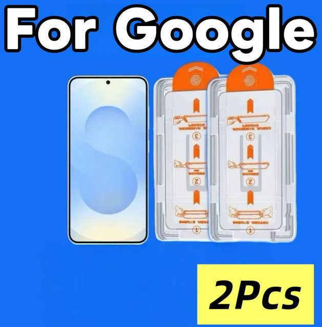 2 Stück Displayschutzfolie aus gehärtetem Glas für die Google-Serie, transparent - Bild 1