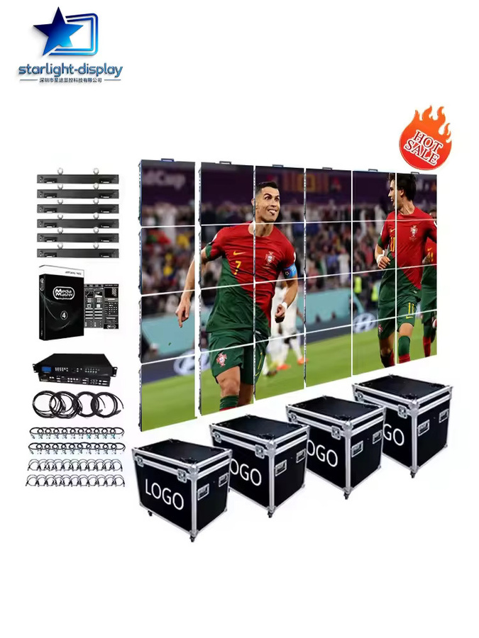 OIMG Outdoor P3.91 LED-Display Videowand aus Druckguss-Aluminium in Schwarz, B/H: 100 x 50 cm - Bild 4