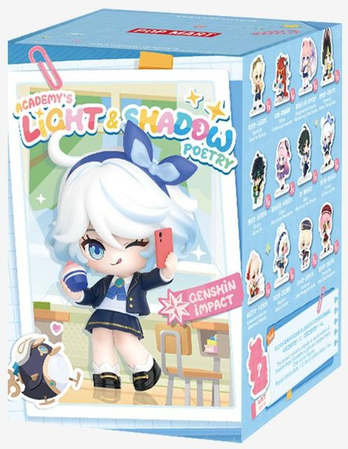 POP MART Genshin Impact Academy's Light and Shadow Poetry Chibi Serie, Figuren Blind Box, Weiß - Bild 1