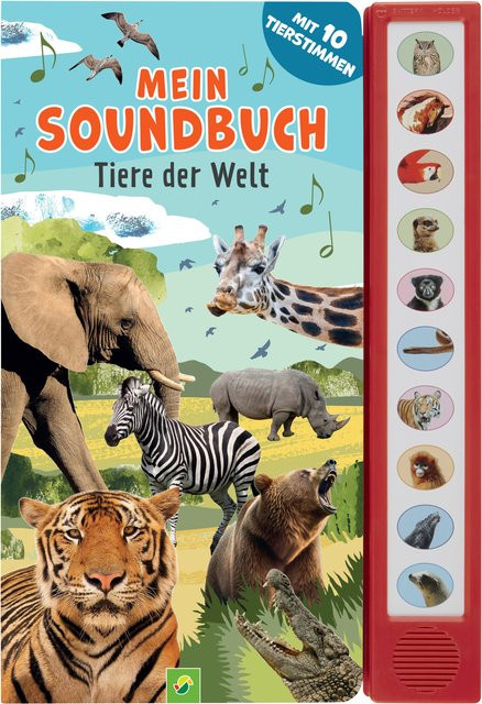 Tiere der Welt, Kinder Soundbuch - Bild 1